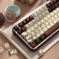 Subtle Fragrance 104+34 / 54 Cherry Profile Keycap Set Cherry MX PBT Dye-subbed for Mechanical Gaming Keyboard